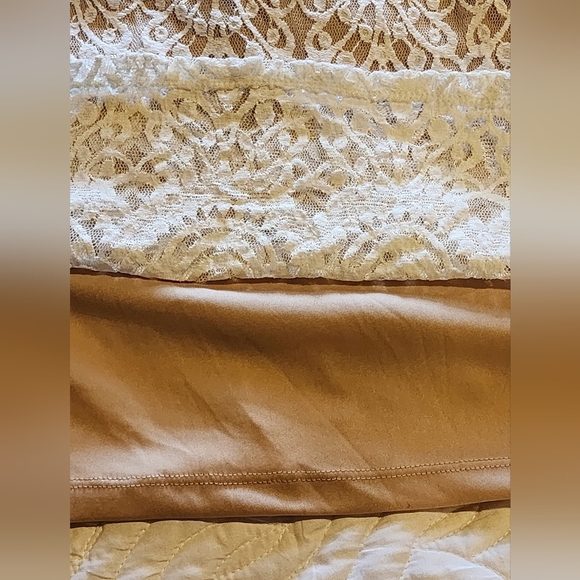 RN Studio White Lace Overlay Dress Size 18 Boho Romantic Lined Sheath - Picture 9 of 11